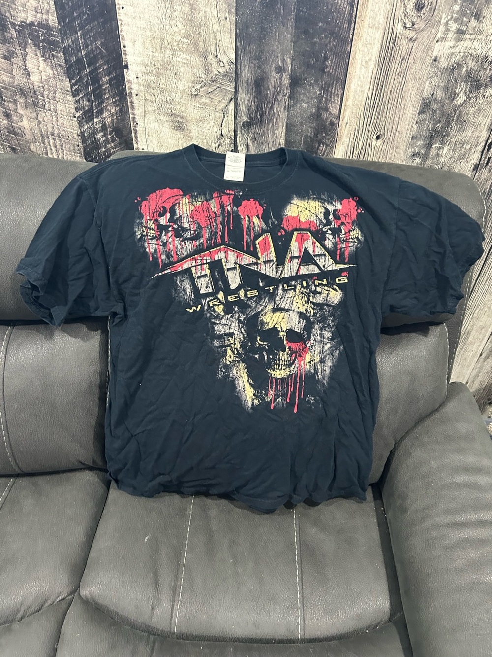 TNA wrestling logo - men’s shirt size XL